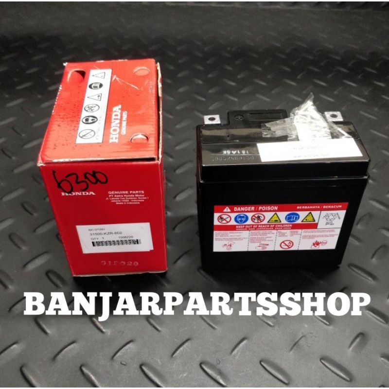 Aki Accu Battery Kering Honda VARIO 125 VARIO 150 CB150R CBR150R SONIC 31500KZR602 ORIGINAL