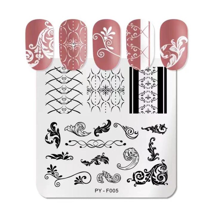 NAIL STAMP MARBLE MARMER PLATE STAMPING JELLY / PLAT BESI NAIL ART