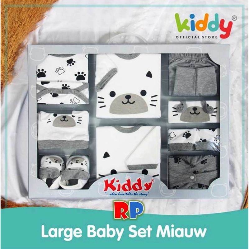 Kiddy Large Baby Set Miauw KD 21-07/Baju set Bayi