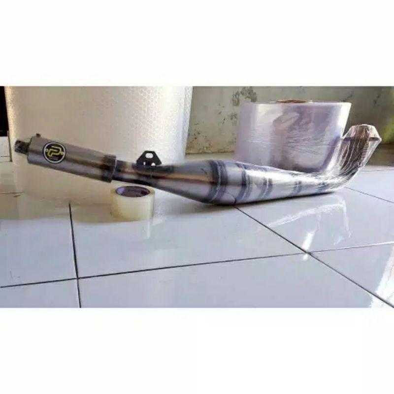 Knalpot Pekajaman Original  Fizr Drag Bike Sleep Engine FIZR Kolong 3v3 Galvanis Original Racing Jog