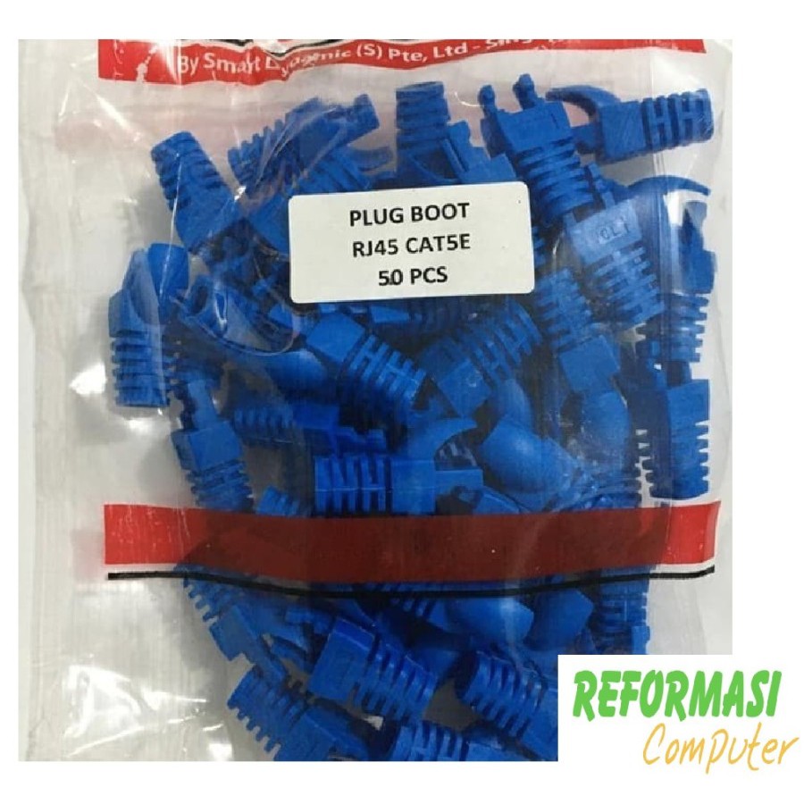 PLUGBOOT Isi 50 Pcs/Karet Konektor UTP RJ45/Plug Boot vascolink cat 5