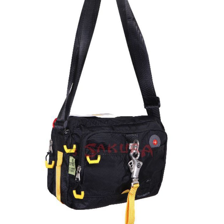 Tas Slempang TJS Tough Jeans Smirt Import 5552 hitam import