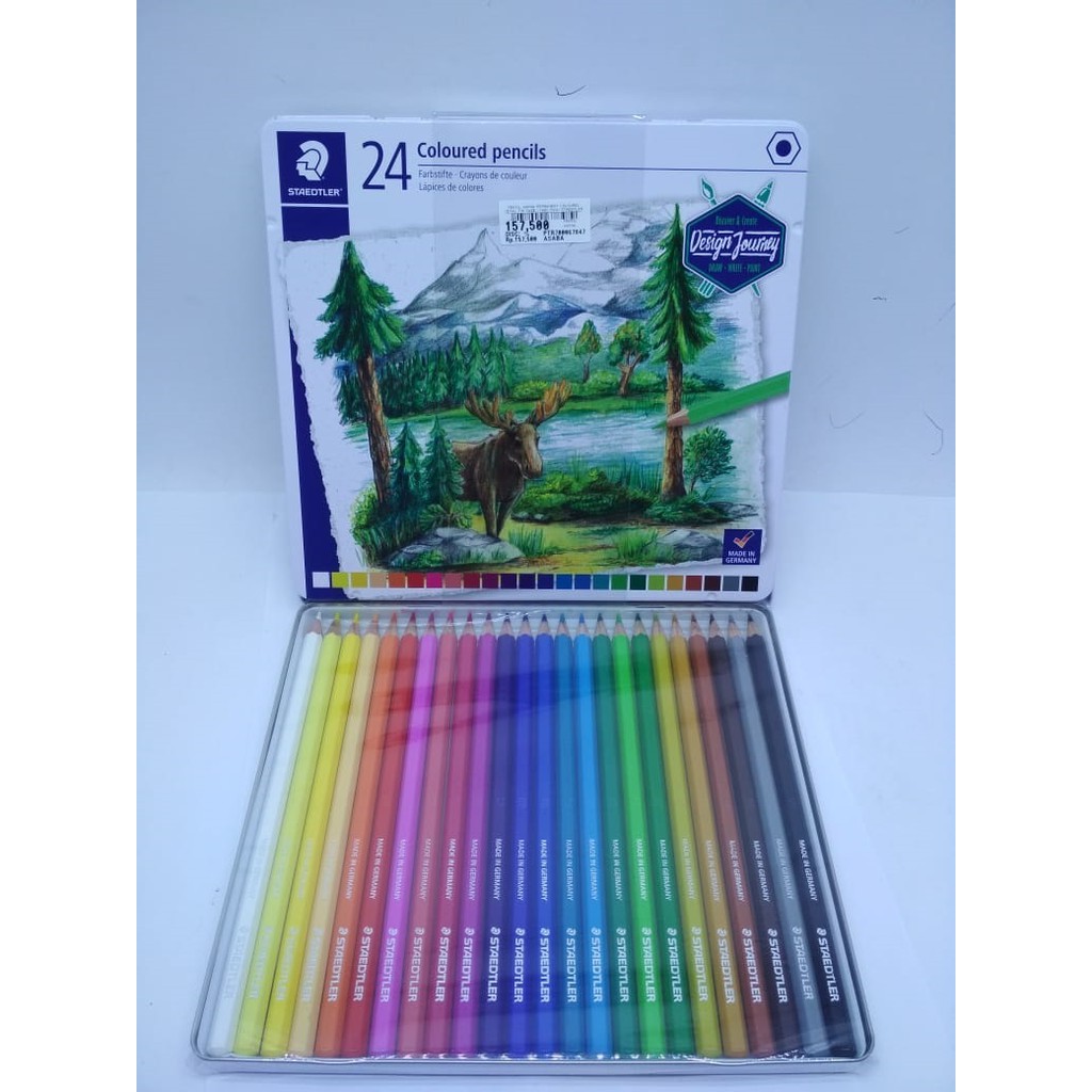 

PENSIL WARNA PERMANENT COLOURED METAL TIN CASE (146C M24) STAEDTLER