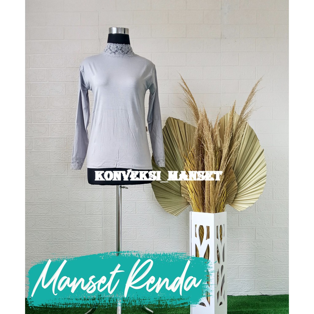 MANSET BAJU RENDA RAYON ADEM  DALAMAN KEBAYA UKURAN STANDAR  MURAH BISA COD