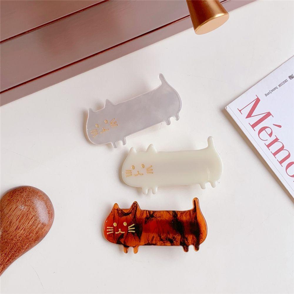 Hairpins Acetate Cat Animal Barrettes Fashion INS for Women