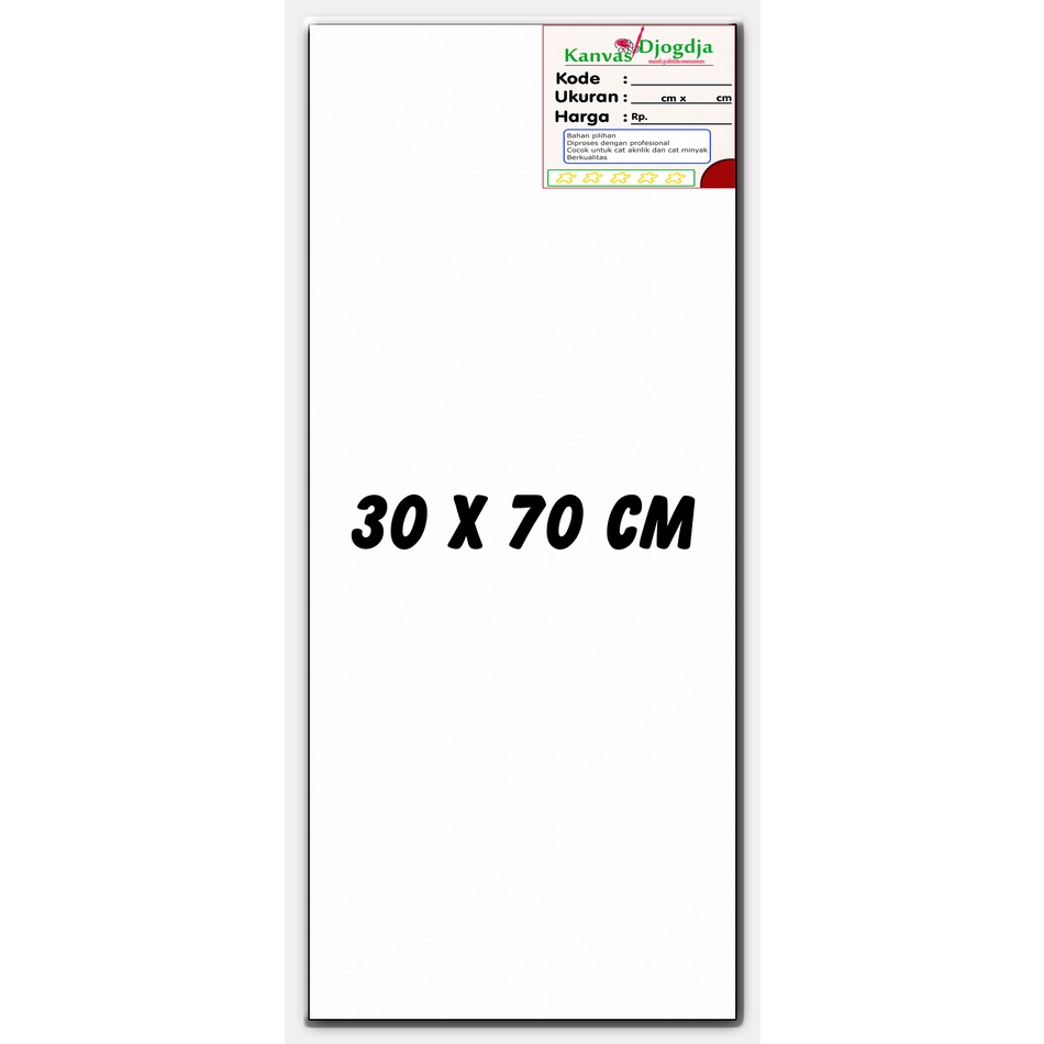 

Kanvas span standar ukuran 30 cm x 70 cm