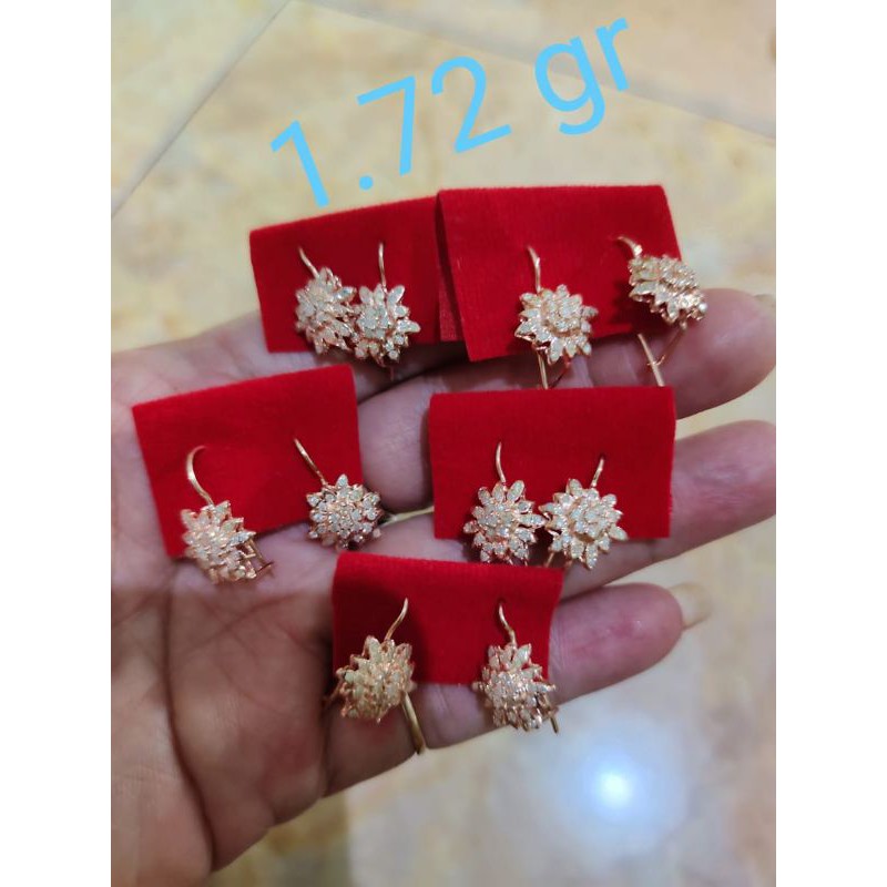 acc anting gantung bintang laut berlian medan