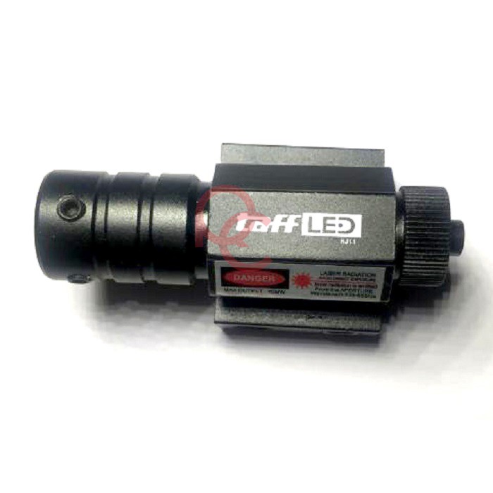 TaffLED Tactical Red Dot Laser Gun Picatinny Mount Airsoft Rifle 635-655nm Range Up to 100M - HJ11