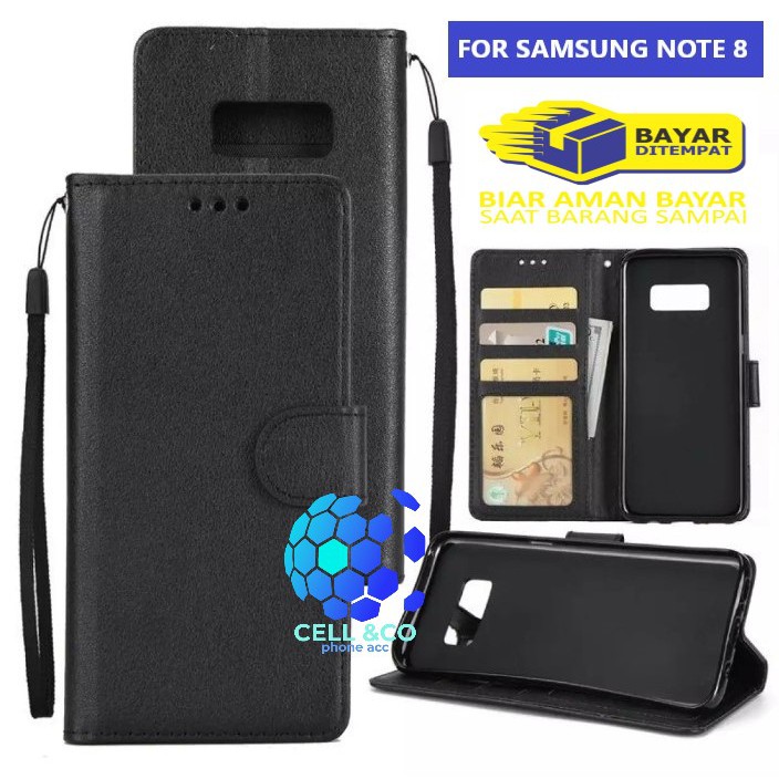 Flip cover SAMSUNG NOTE 8 Flip case buka tutup kesing hp casing flip case leather wallet