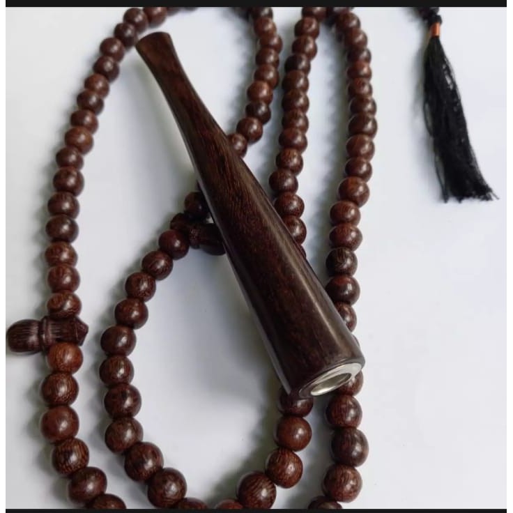 Kalung tasbih pria + Pipa cangklong galih asem/Once galih asem/Pipa galih asem/Pipa roko murah