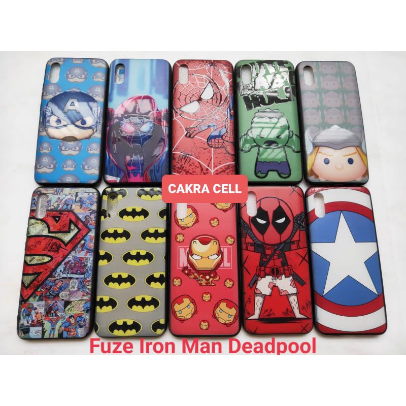 Case Fuze Super Hero REALME 5 Pro C17/7i Casing Silikon Hardcase