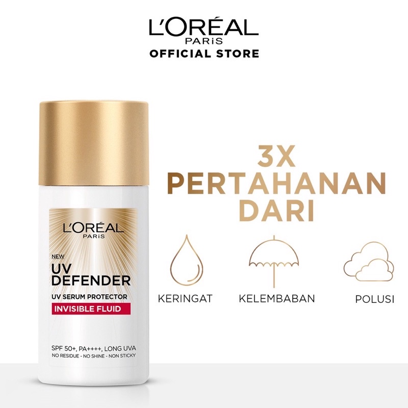 L'OREAL UV DEFENDER INVISIBLE FLUID SPF 50+/PA++++