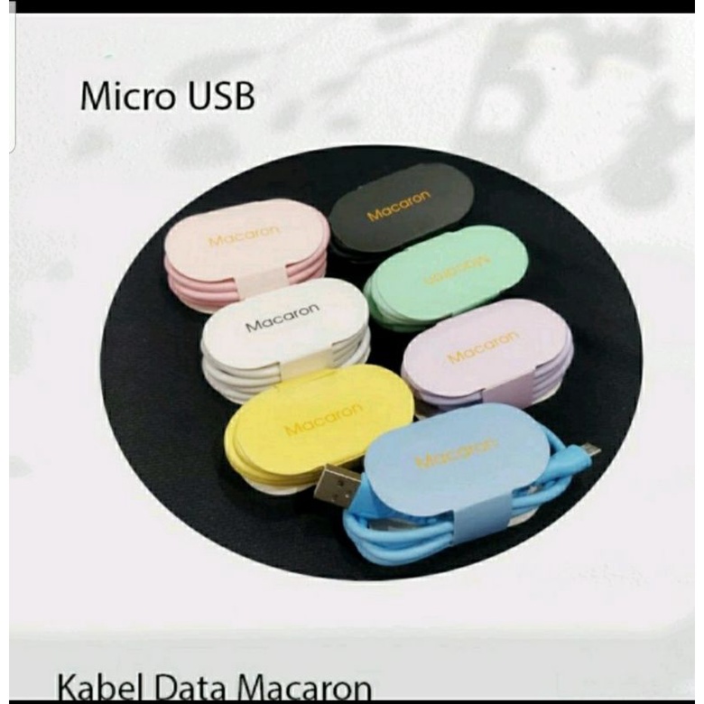 KABEL DATA MACARON MICRO/KABEL DATA IPHON/KABEL DATA TYPE C FASCHARGING