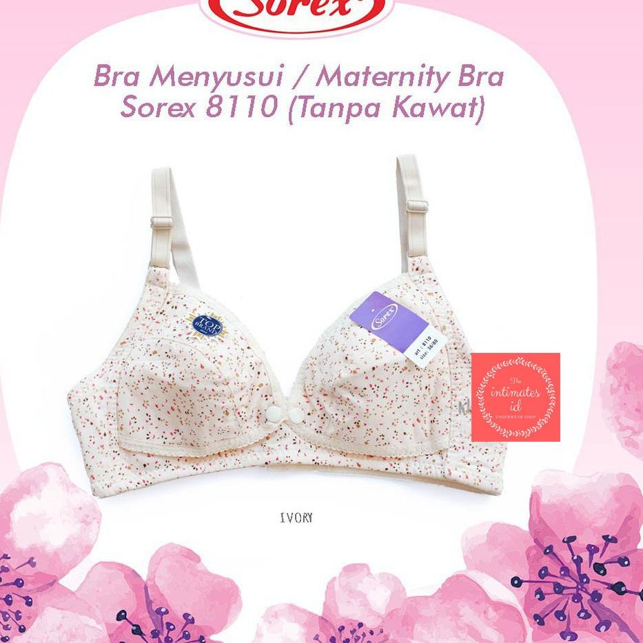 BH Menyusui SOREX Kancing Depan Busa Tipis ◦ DRN.433692