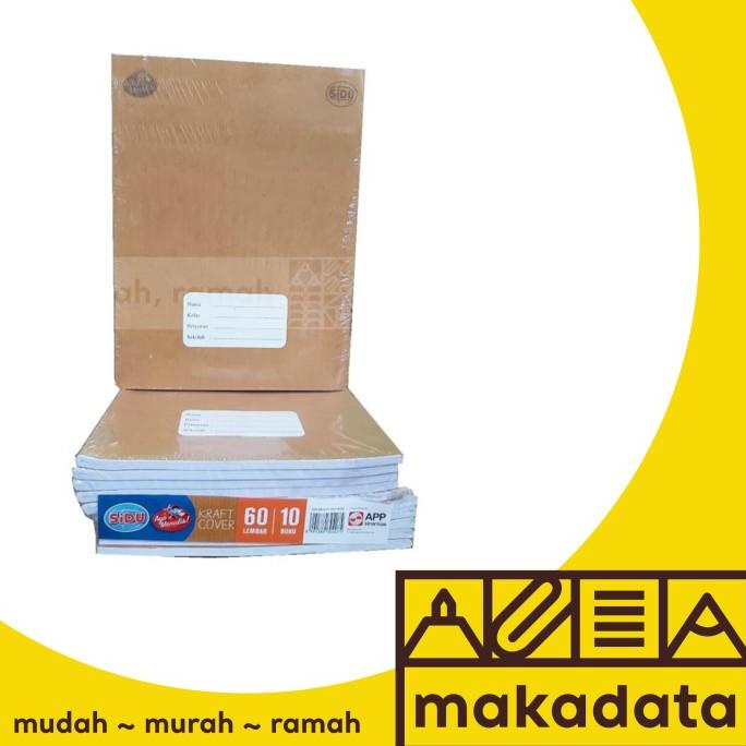 

Produk Terbaik] BUKU TULIS SIDU 60 LEMBAR KRAFT COVER / SAMPUL COKLAT