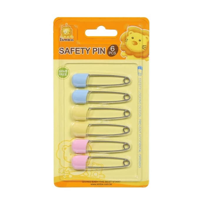 Simba Safety Pin 6pcs 1712/peniti baby