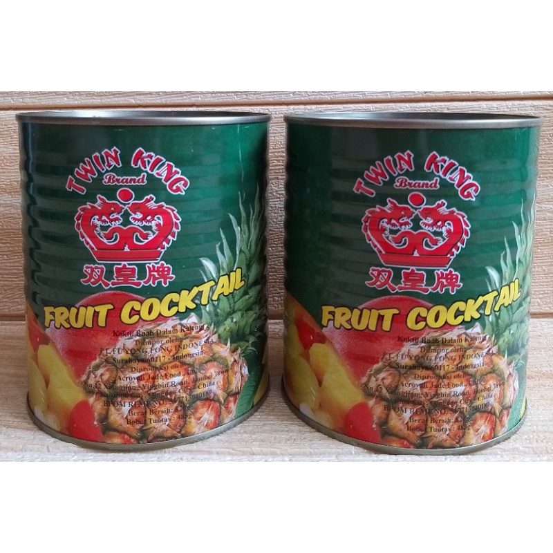 ✔MURAH Fruit Cocktail Twin King 820gr / Cocktail / Buah Kaleng