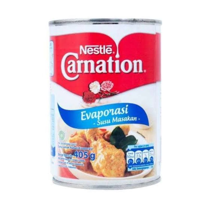 Susu carnation evaporasi kaleng 405gr