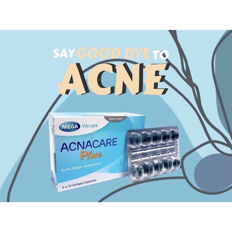 Mega we care acnacare plus box 30 pcs ( menghilangkan jerawat )