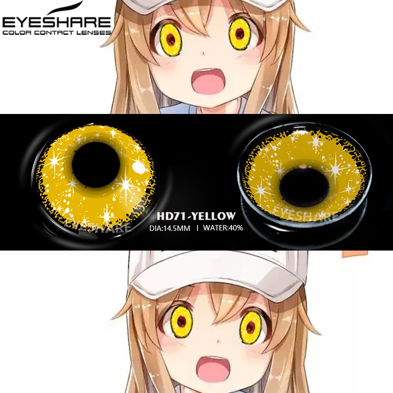 [✅COD &amp; READY STOCK ] Softlens Cosplay Anime Fashion Kartun Naruto Halloween Import Premium Big Eyes Softlen Crazy Kosplay - Gratis Lenscase