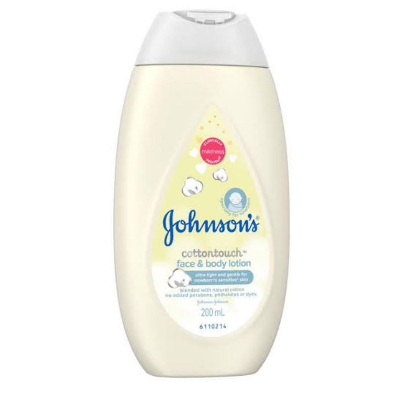 Johnson's Baby Cotton Touch Lotion 200ml - Johnson Face &amp; Body Losion Bayi