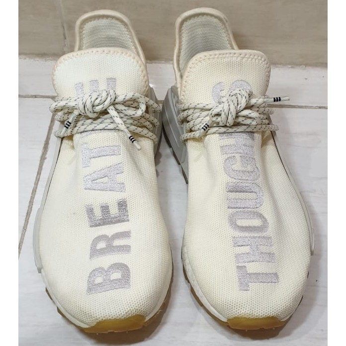 Sepatu Adidas NMD Pharell William HU PRD cream white US 9