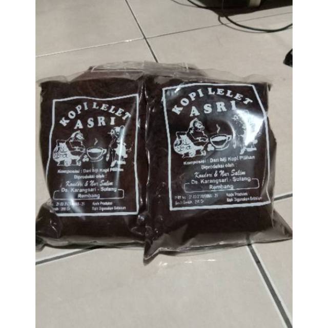 

Kopi lelet lasem cap asri varian hitam 250gr