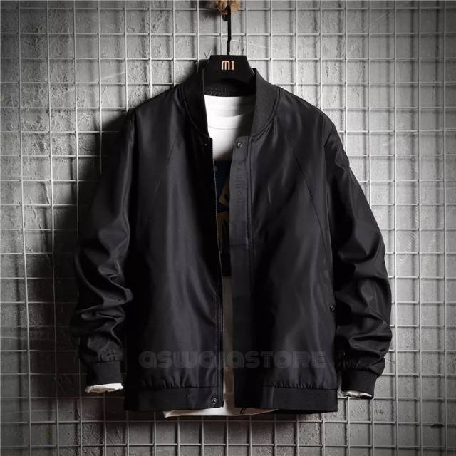 Jaket kain pria/jaket tasland/jaket pria kain/jaket bomber casual
