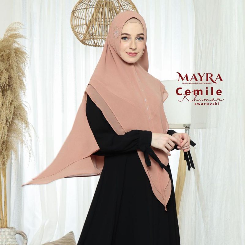 DMC | CEMILE Khimar / HIJAB SYAR'I SWAROVSKI by Mayra