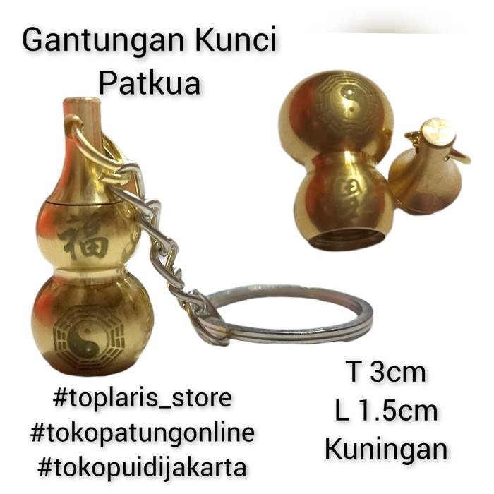 Gantungan Kunci Kayu Patkua Yin Yang 013