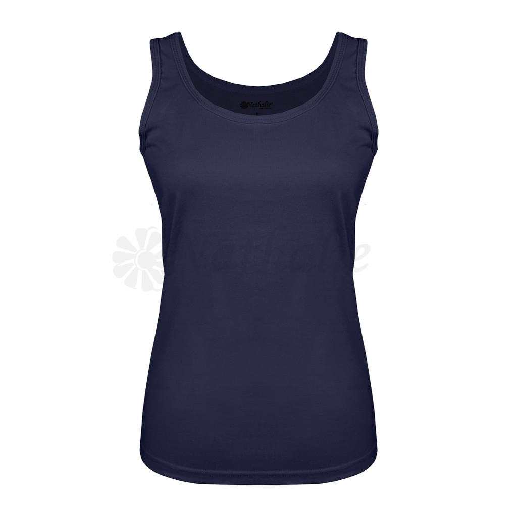 Nathalie Kaos Tanktop Wanita Basic 1Pcs Pakaian Dalam NTA 750-6