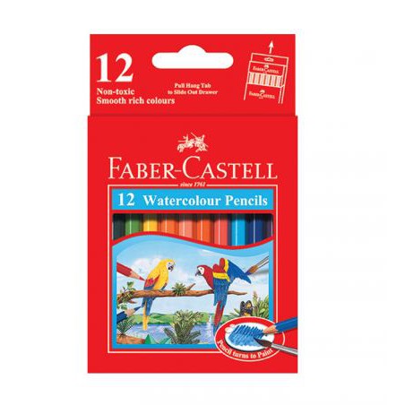 

Pensil Warna Faber Castell Watercolour 12 Warna Mini