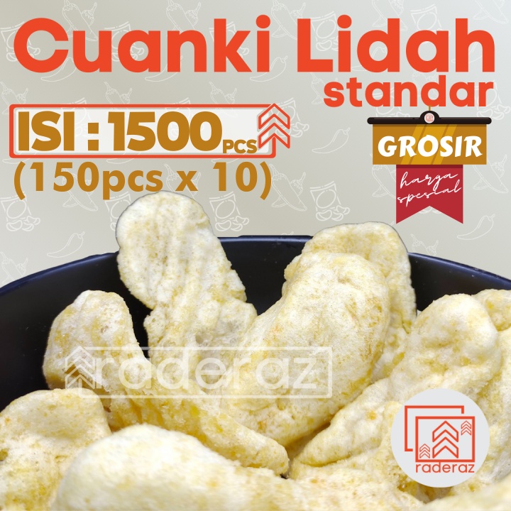 

KHUSUS GROSIRAN - LIDAH cuanki isi 1500pcs Toping Baso Aci, Seblak khas Garut by RADERAZ (bisa GROSIR bisa COD)