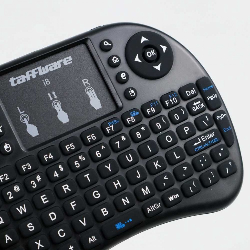 Taffware Mini Keyboard Wireless 2.4GHz dengan Touch Pad &amp; Mouse - i8