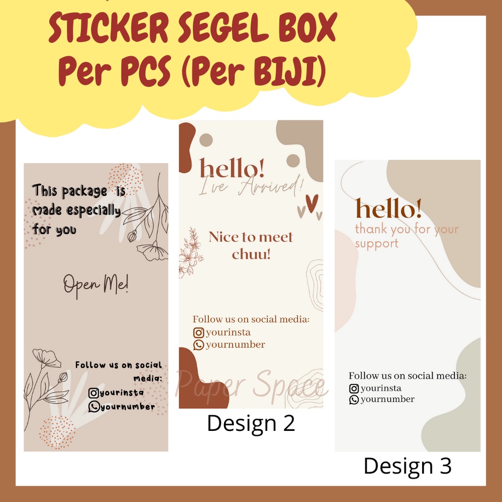 

Stiker Segel Box Packaging, Custom Stiker Segel Box
