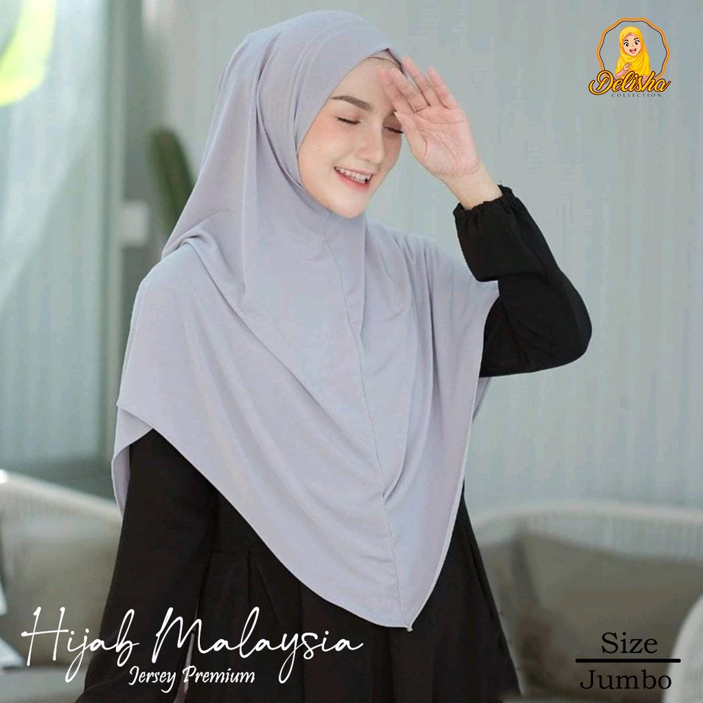 Bergo Malaysia Jersey Premium/ Hijab Syria Malaysia