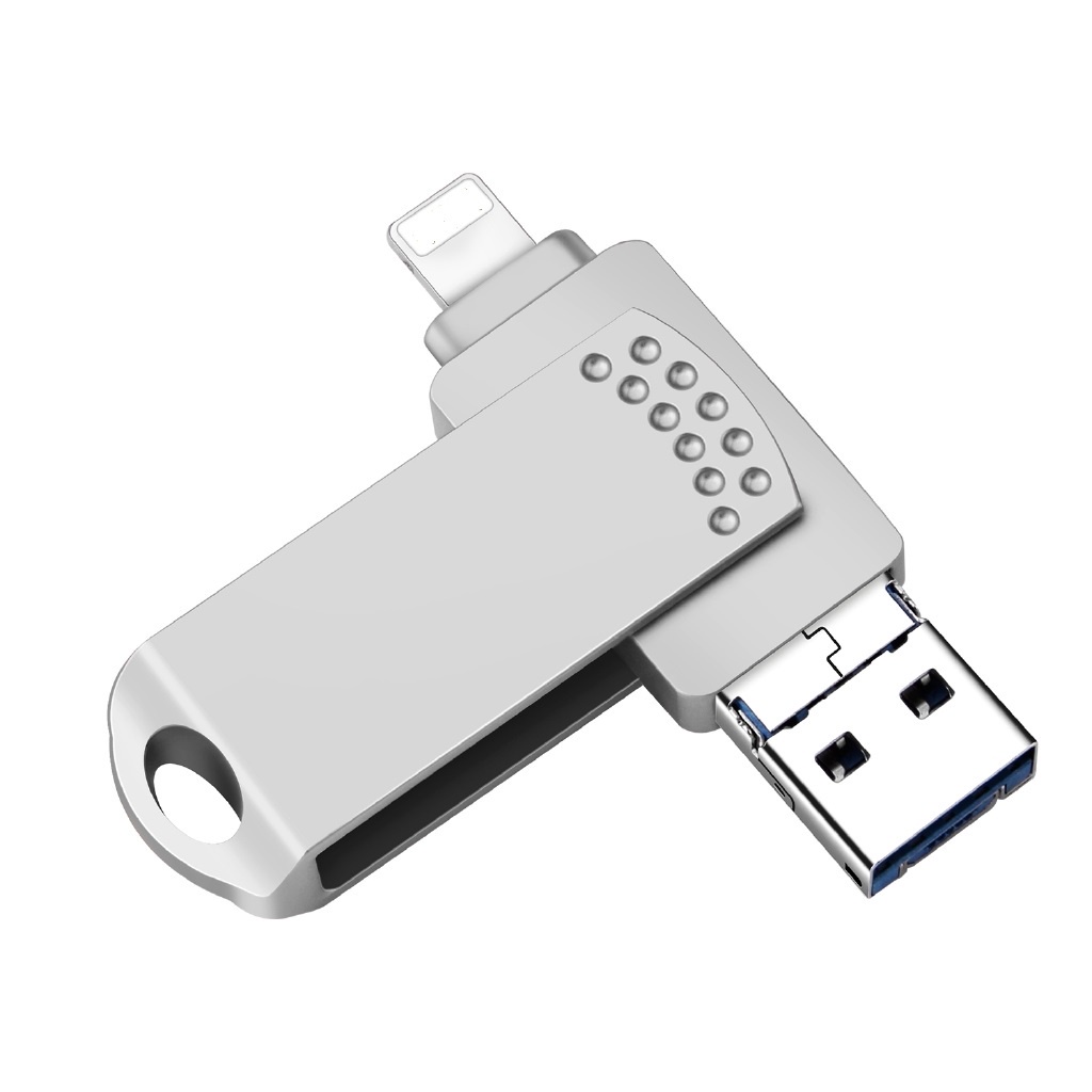 Flash Disk USB OTG HD 512GB 3 In 1 Untuk Smartphone