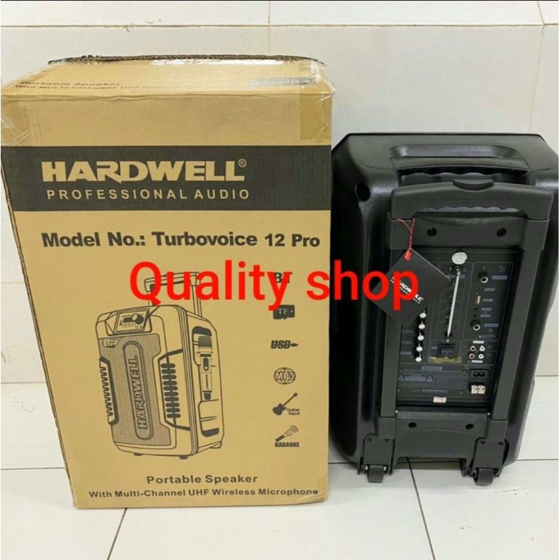 Speaker Portable Wireless Meeting TURBOVOICE 12Pro 12 inch ORIGINAL HARDWELL