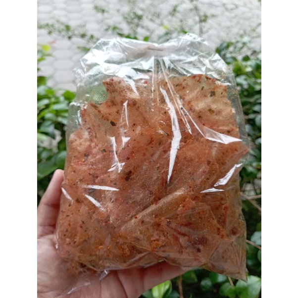 

KRIPIK Kaca keripik beling KRIPCA pedas daun jeruk kiloan 100gr snack pikca makanan ringan