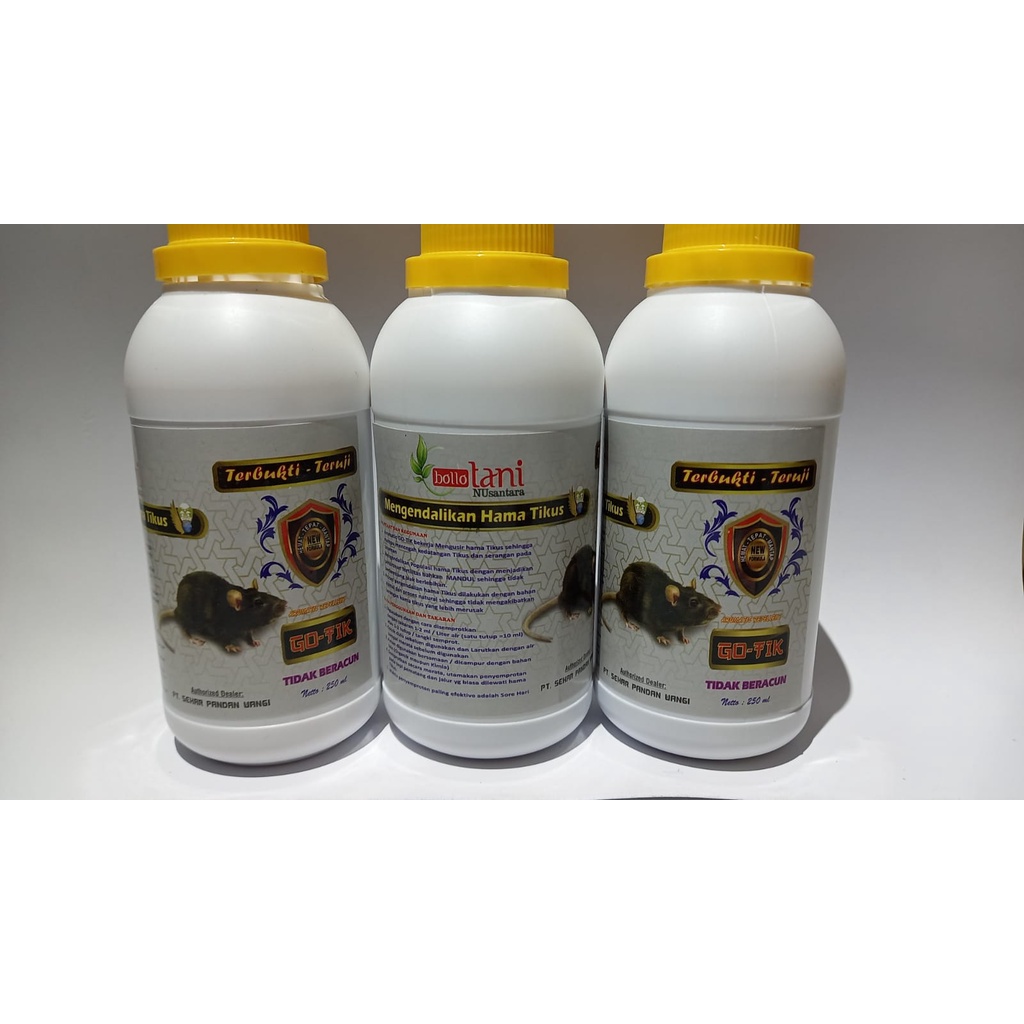 PENGUSIR TIKUS / PEMBASMI HAMA TIKUS / OBAT TIKUS TIDAK BERACUN DAN AMPUH GOTIK BOLLOTANI