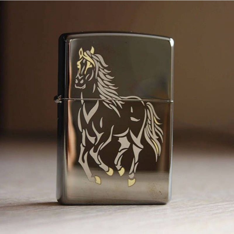 Zippo Original 28645 Horse Black Ice