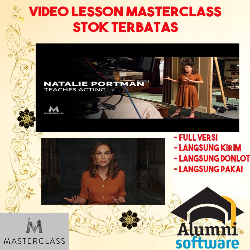 MasterClass Natalie Portman - Acting VIDEO LIMITED EDITION