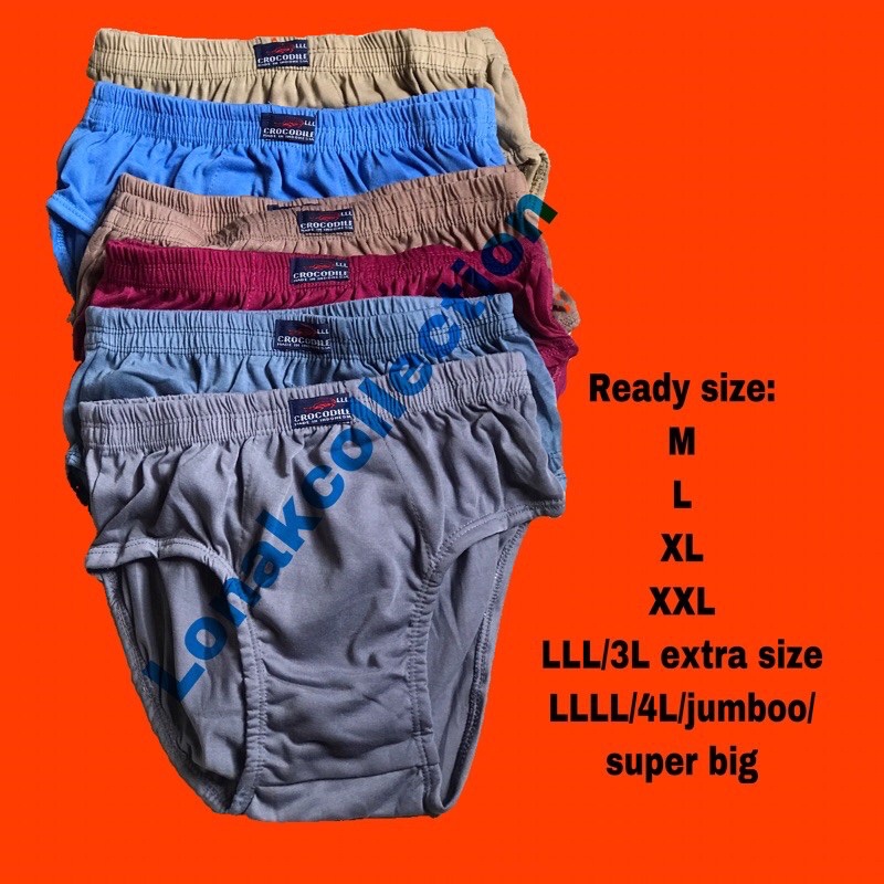 12pcs Celana Dalam CROCODILE/Celana Dalam Pria Dewasa/Sempak Pria Dewasa Terlaris