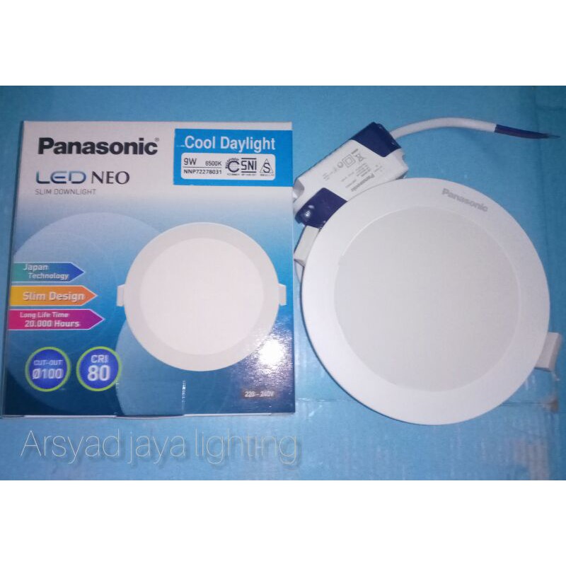 Jual Led Neo Slim Bulat Panasonic 9 Wat Putih Kuning Nnp 72278 272 