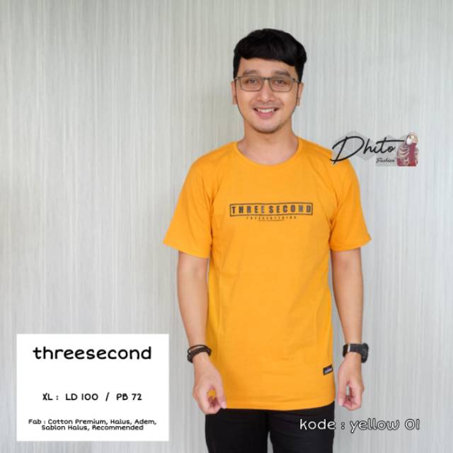 kaos oblong 3second