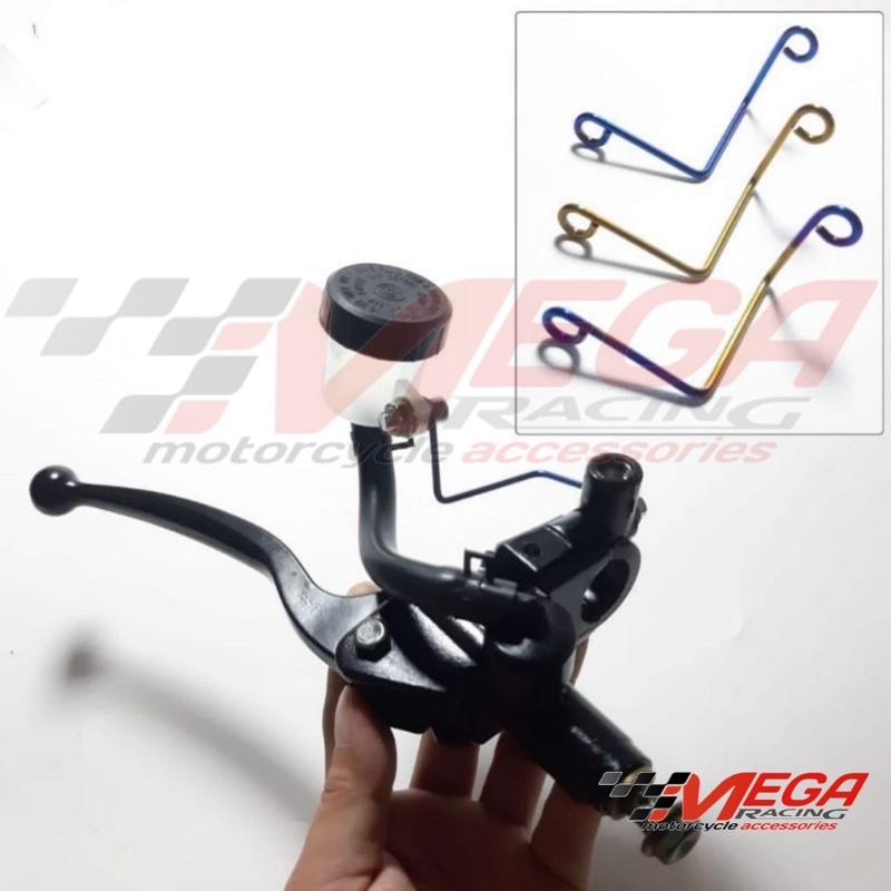 MASTER REM KANAN PLUS TABUNG MINYAK REM BIG SMOKE UNIVERSAL SEMUA MOTOR MEGA PRO KLX CRF 150 DTRACKER SATRIA FU MIO FINO VARIO BEAT SCOOPY JUPITER MX RX KING VIXION CB150 R CBR150R NINJA R15 R25 AEROX SMASH BLADE SUPRA NOUVO VEGA Z R X-RIDER GENIO GEAR-Master kanan T.Kecil
