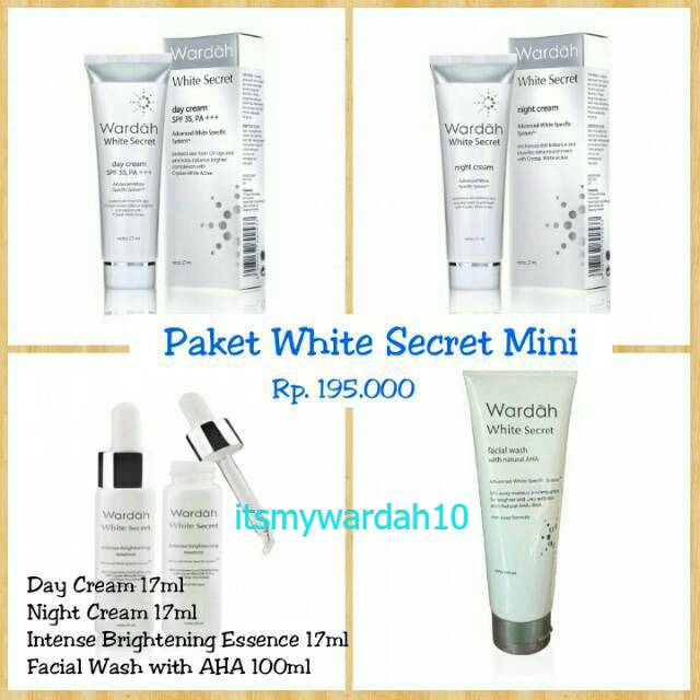 [READY] Paket White Secret Mini Wardah ORIGINAL