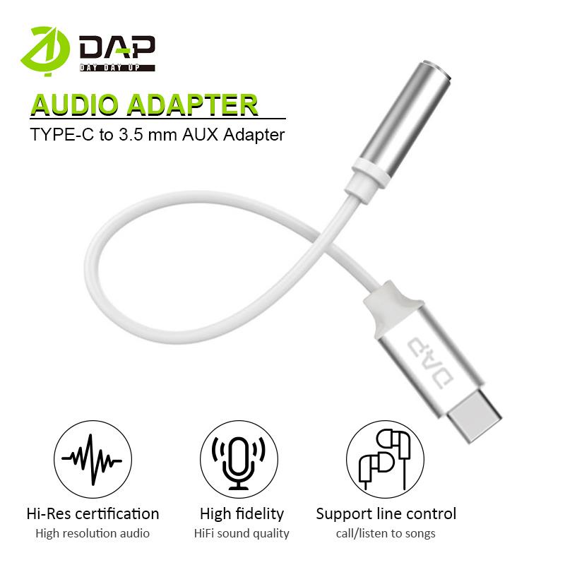 DAP Kabel Audio AUX female to Type-C  D-AU04 Garansi Resmi 1 Tahun