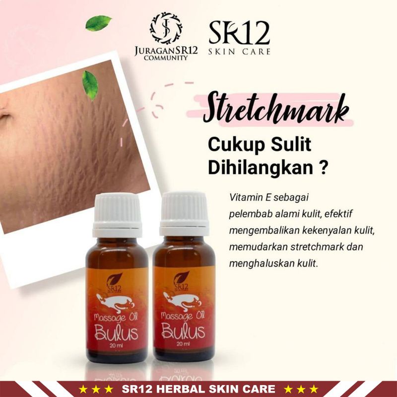 Minyak Bulus SR12 | Massage Oil Bulus SR12 Skincare | Perawatan Kulit | Minyak Pijat | Minyak Wajah | Sabun Bulus | Facial Wash Bulus