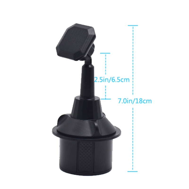 VIVI   Universal 360 Degree Rotation Magnetic Car Cup Cellphone Holder Mount Cradle for -iphone -Samsung -Xiaomi Smartphone GPS